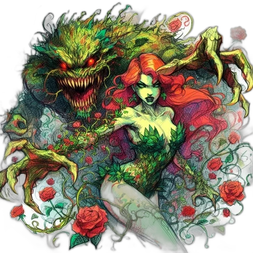 creature, comic book art, fantasy art, concept art transparent PNG cut-out