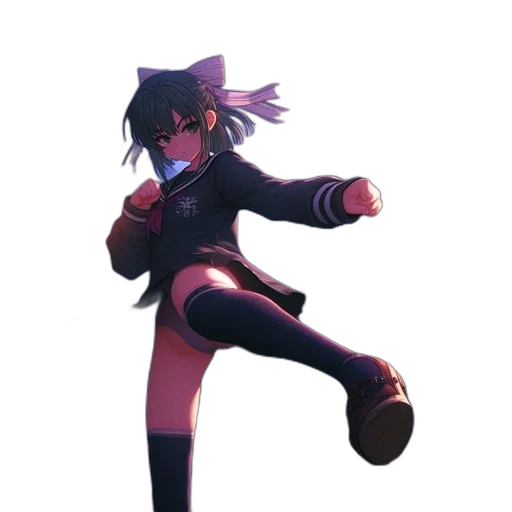 staff, jacket, weapon, robot transparent PNG cut-out