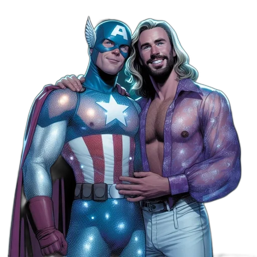 comic book art, concept art, person, dressed transparent PNG cut-out