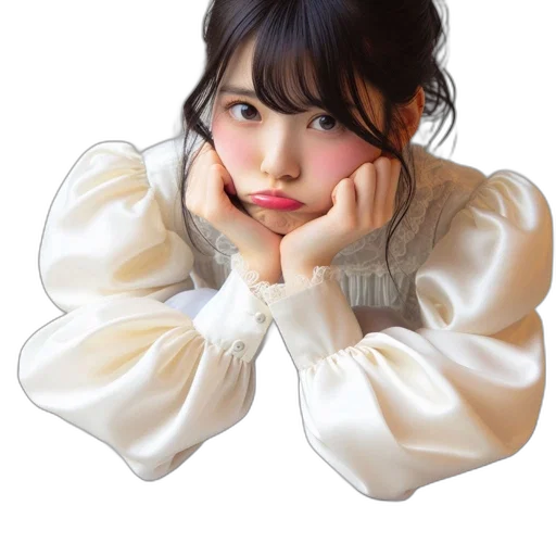 face, jacket, mask, jewelry transparent PNG cut-out