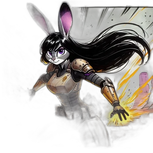 concept art, fantasy art, comic book art, watercolor transparent PNG cut-out