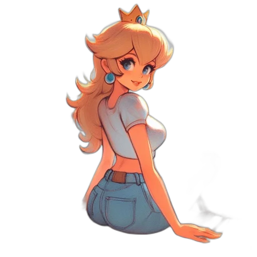 crown, dress, staff, concept art transparent PNG cut-out