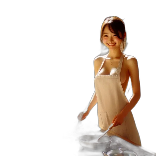 dress, robot, 3d render, photorealistic transparent PNG cut-out