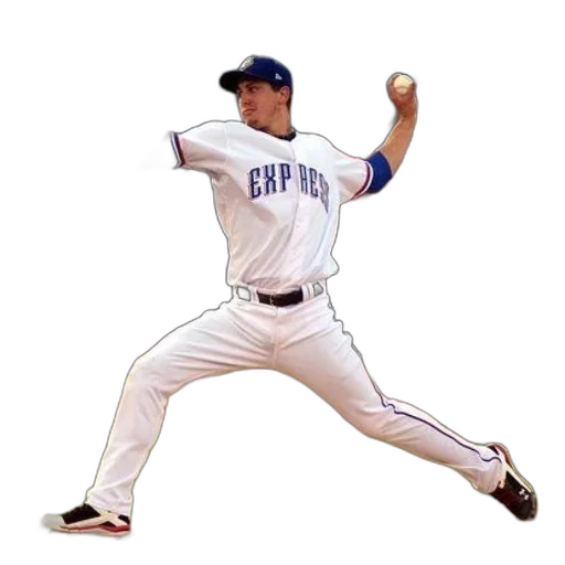 photorealistic, baseball, player, wearing transparent PNG cut-out