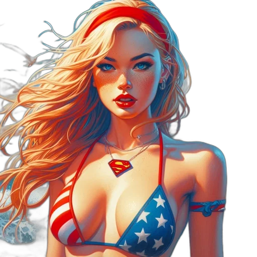 comic book art, fantasy art, concept art, cartoon transparent PNG cut-out