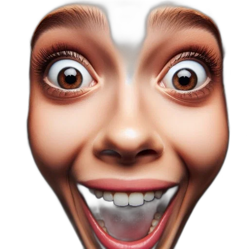 face, mask, robot, creature transparent PNG cut-out