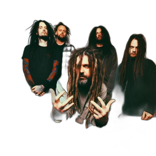hair, five, male, musicians transparent PNG cut-out