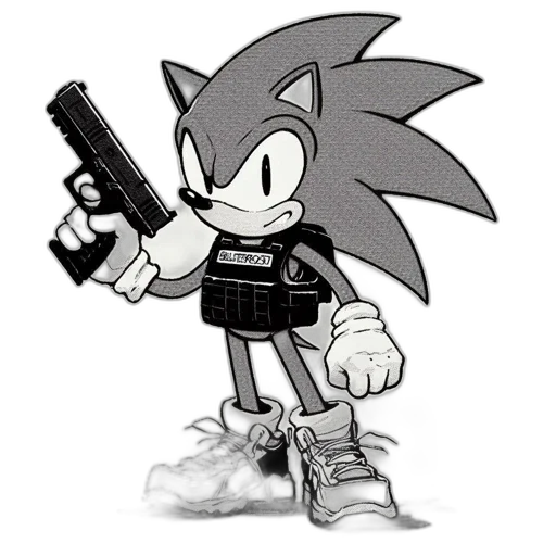 weapon, animal, jacket, staff transparent PNG cut-out