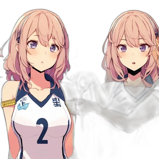 face, anime, concept art, cartoon transparent PNG cut-out