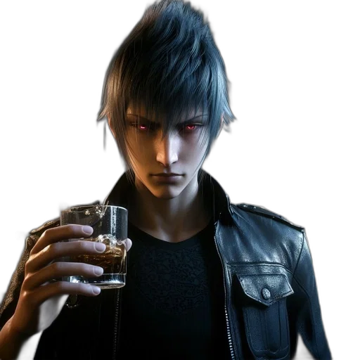 jacket, concept art, cyberpunk, 3d render transparent PNG cut-out