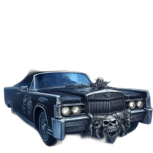 car, weapon, concept art, 3d render transparent PNG cut-out
