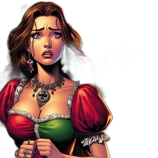 jewelry, comic book art, fantasy art, concept art transparent PNG cut-out