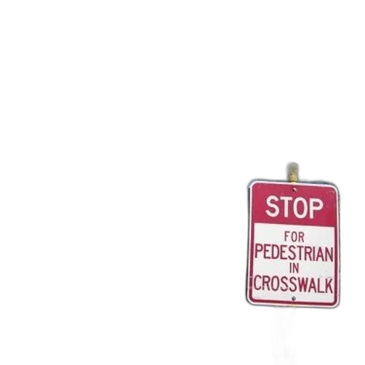 stop, sign, pedestrians, crosswalk transparent PNG cut-out