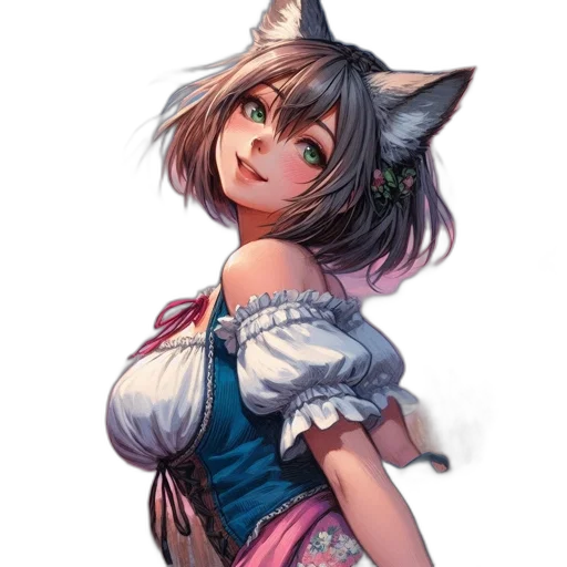 staff, dress, hat, weapon transparent PNG cut-out