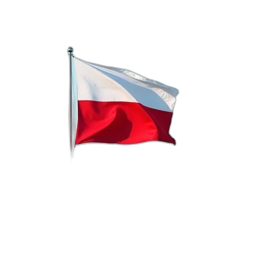 staff, red, flag, green transparent PNG cut-out