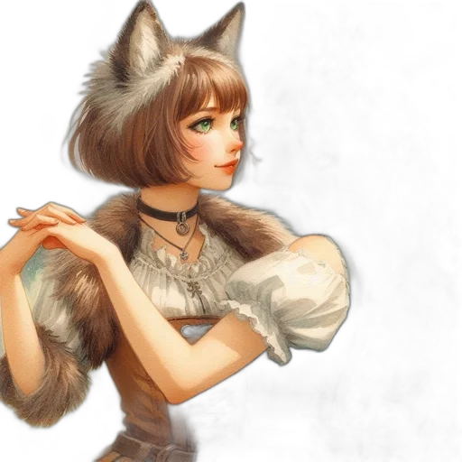 staff, dress, fantasy art, concept art transparent PNG cut-out