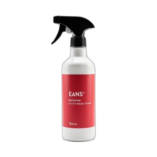 bottle, white, spray, red transparent PNG cut-out