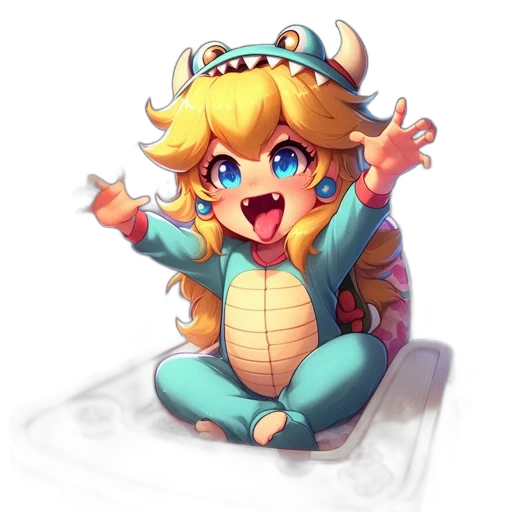 dragon, crown, creature, animal transparent PNG cut-out