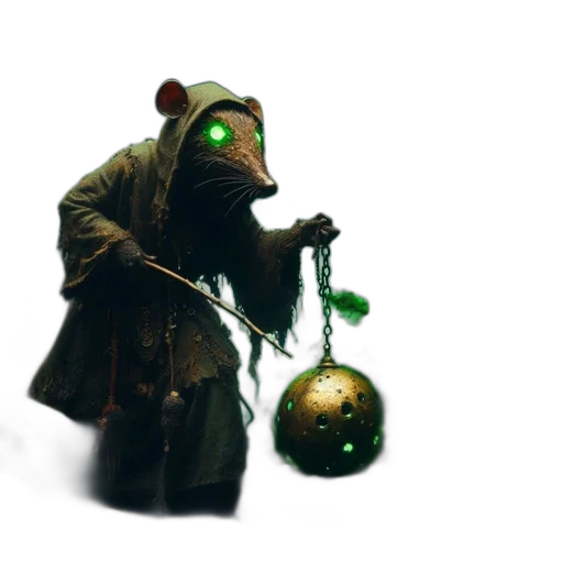 mask, staff, robot, creature transparent PNG cut-out