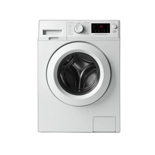 robot, photorealistic, 3d render, monochrome transparent PNG cut-out