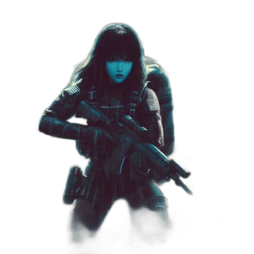 weapon, mask, robot, creature transparent PNG cut-out