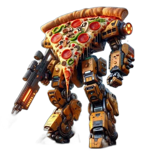 food, robot, weapon, concept art transparent PNG cut-out