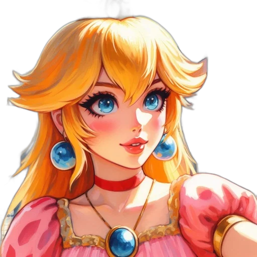 face, dress, jewelry, fantasy art transparent PNG cut-out