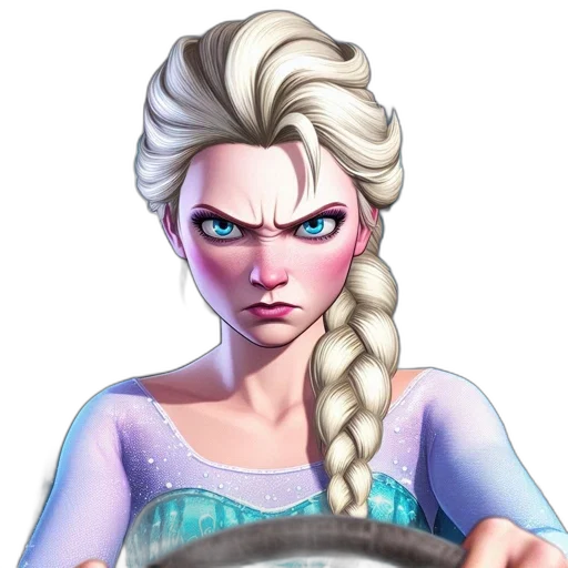 face, hair, concept art, fantasy art transparent PNG cut-out