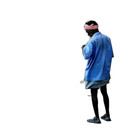 jacket, dress, mask, staff transparent PNG cut-out