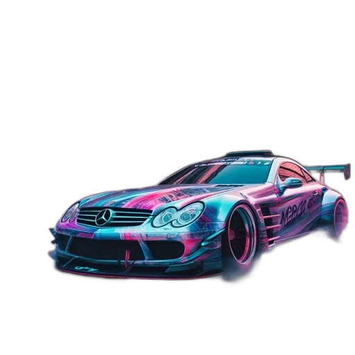 car, weapon, 3d render, concept art transparent PNG cut-out