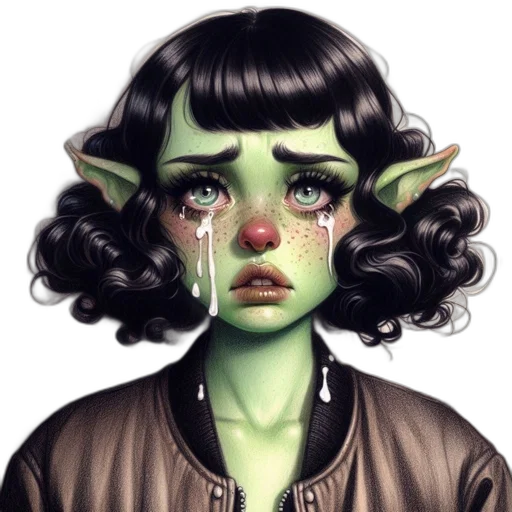 face, creature, mask, fantasy art transparent PNG cut-out