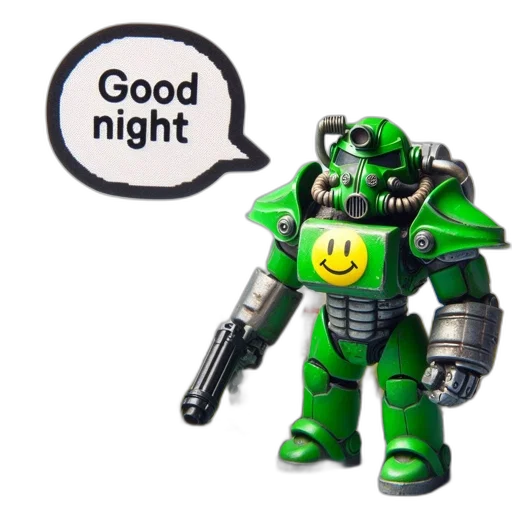 robot, staff, 3d render, pixel art transparent PNG cut-out