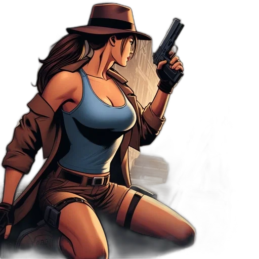 weapon, comic book art, concept art, cartoon transparent PNG cut-out