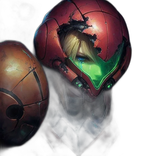 mask, concept art, cyberpunk, comic book art transparent PNG cut-out