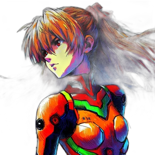 robot, anime, concept art, cyberpunk transparent PNG cut-out