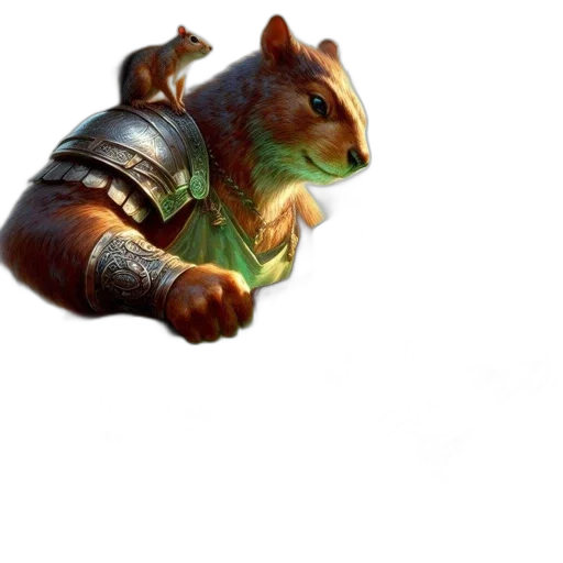 dragon, animal, creature, staff transparent PNG cut-out