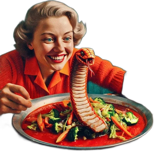 food, creature, animal, face transparent PNG cut-out
