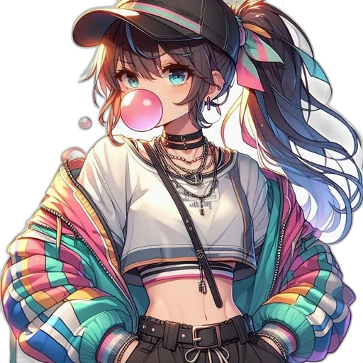 jacket, hat, face, staff transparent PNG cut-out