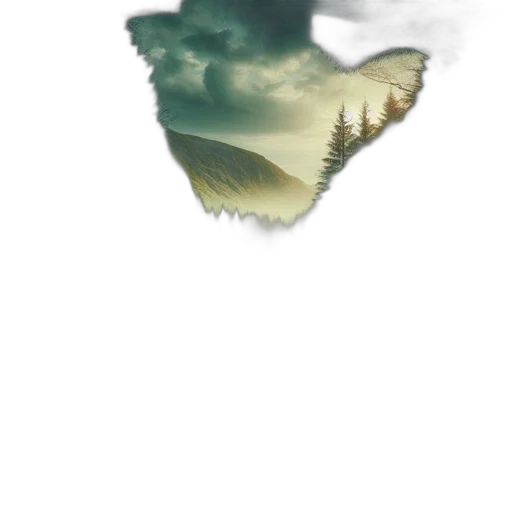 dragon, creature, crown, hair transparent PNG cut-out