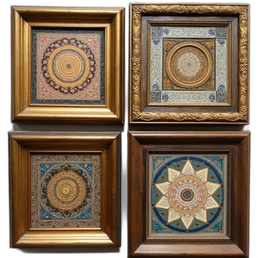 jewelry, furniture, oil painting, earth tones transparent PNG cut-out