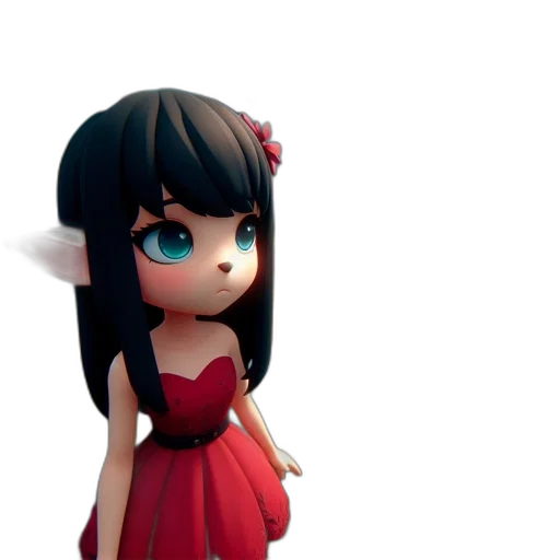 dress, creature, face, robot transparent PNG cut-out