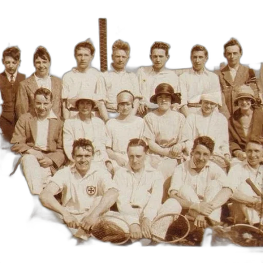 staff, sepia-toned, photograph, tennis transparent PNG cut-out