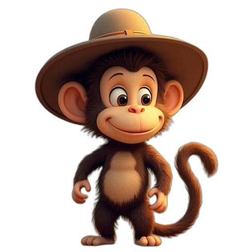 hat, animal, staff, concept art transparent PNG cut-out