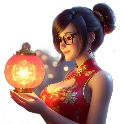 dress, staff, jewelry, mask transparent PNG cut-out
