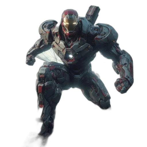 robot, weapon, creature, mask transparent PNG cut-out