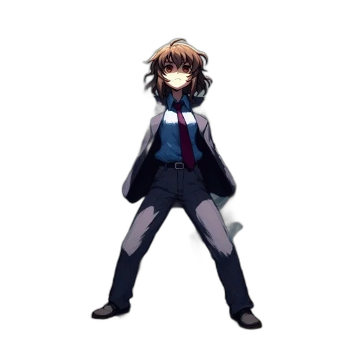 staff, jacket, creature, weapon transparent PNG cut-out