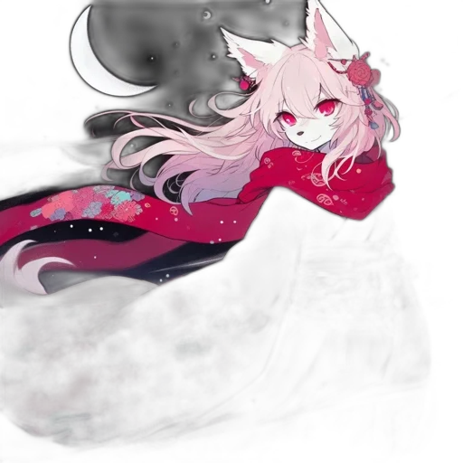 dragon, creature, dress, staff transparent PNG cut-out