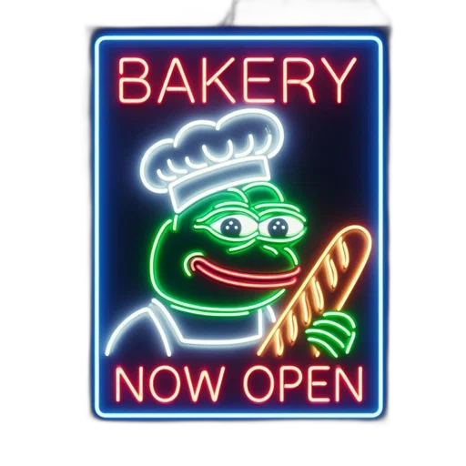 food, neon lights, neon, sign transparent PNG cut-out
