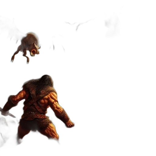 creature, concept art, fantasy art, comic book art transparent PNG cut-out