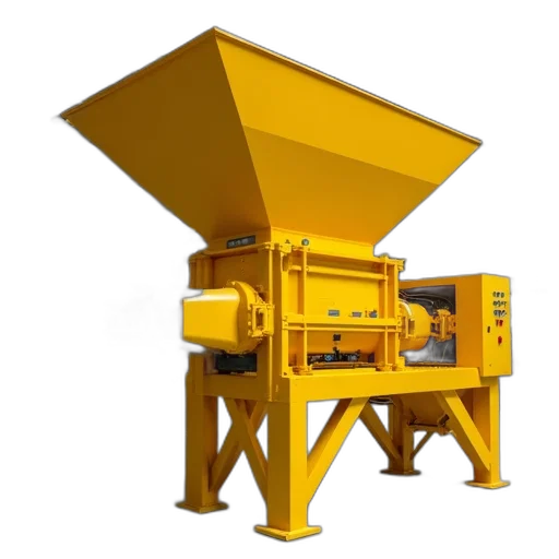 robot, staff, 3d render, yellow transparent PNG cut-out
